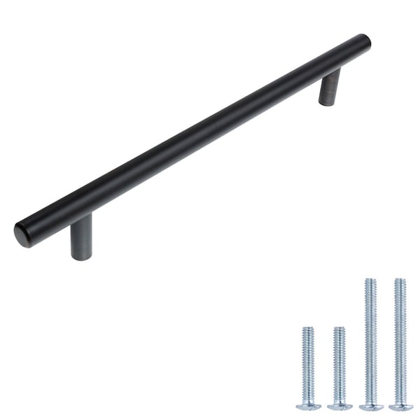 South Main Hardware 7.5 in. (190.5 mm) Oil Rubbed Bronze Modern Straight Euro Style Bar Cabinet Pull 25PK SH507-5-OR-25 - main